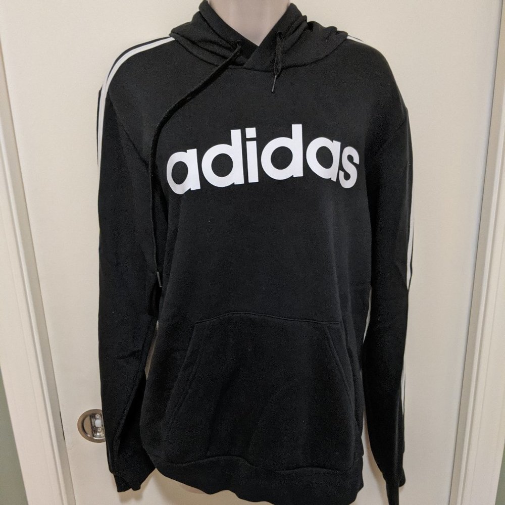 Unisex Women's Adidas Black Sweatshirt Hoodie